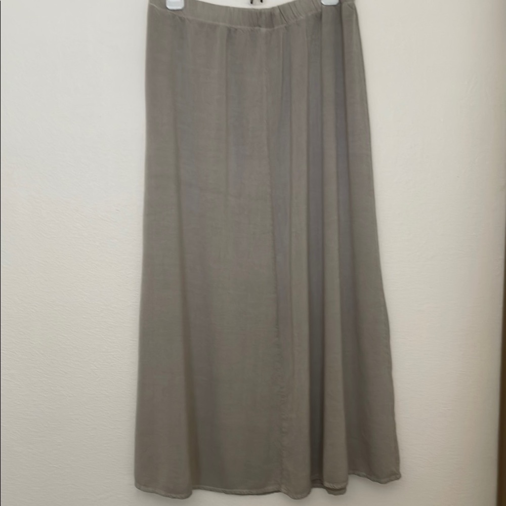 Vintage CP Shades Khaki Rayon Skirt